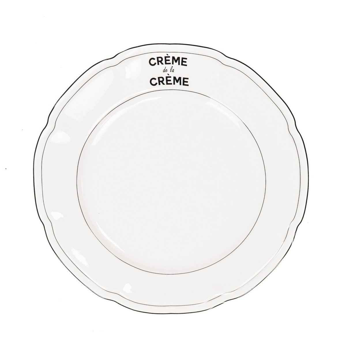 Assiette - Crème de la Crème - Newbone China - 26x26x1,5cm