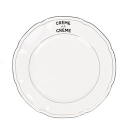 Plate - Creme de la Creme - Newbone China - 26x26x1,5cm