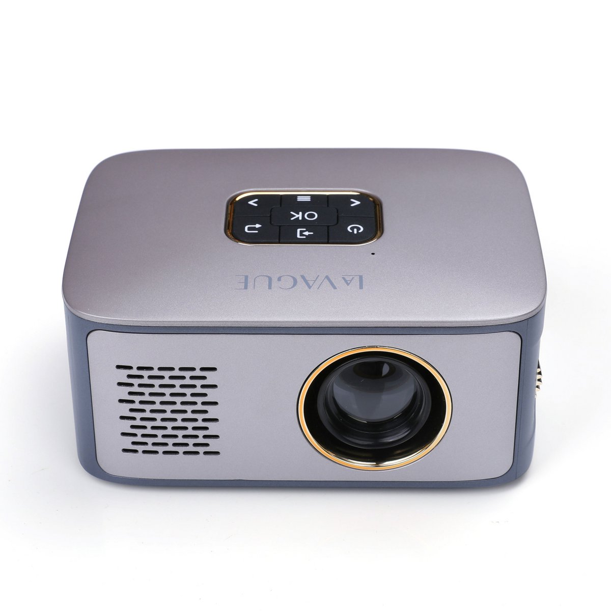 LV-HD120 LED projector with integrated rechargeable battery