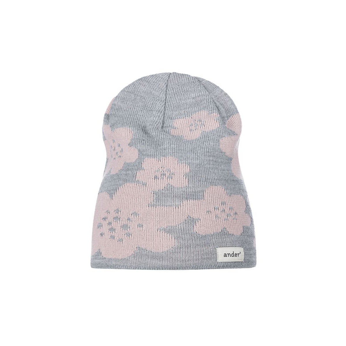 FLOWER GRAY summer hat for girls