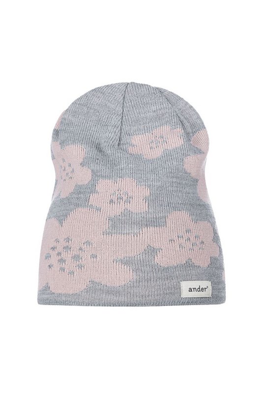 FLOWER GRAY summer hat for girls