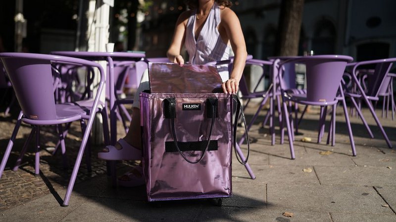 Hulkenbag Medium Lilac mit integriertem Bezug