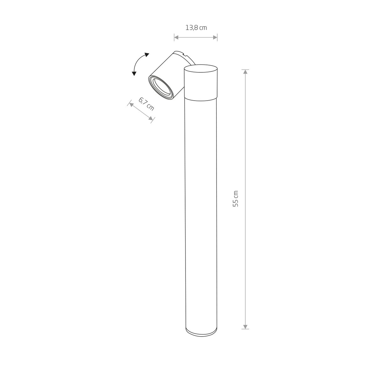 TUBINGS Outdoor floor lamp