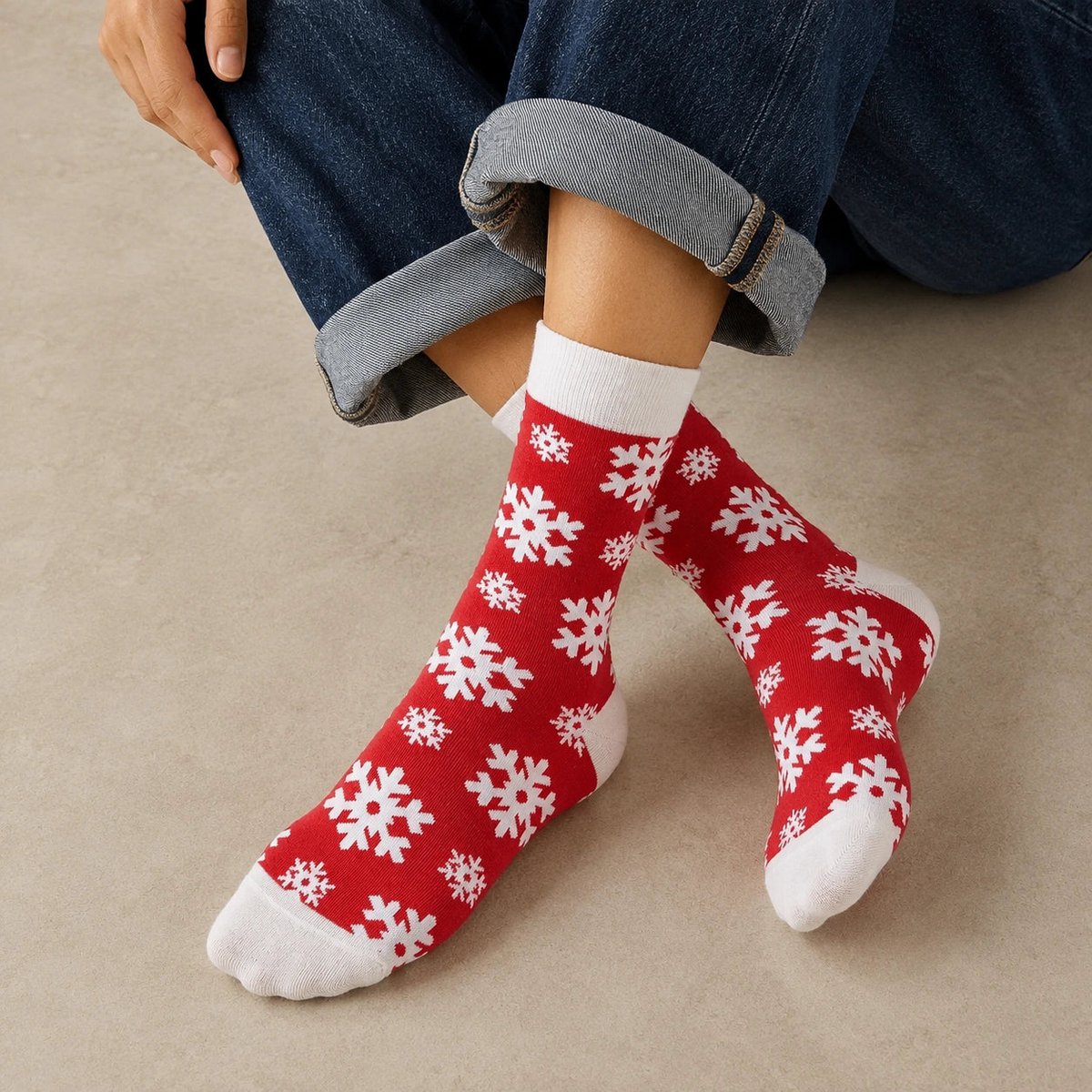 Gemischte Weihnachtskniestrümpfe I 38-45