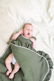 Babyschlafsack aus Leinen mit Rüschen, Babyschlafsack mit Rüschen Sommer 1 TOG, 1,5 TOG, 2,5 TOG