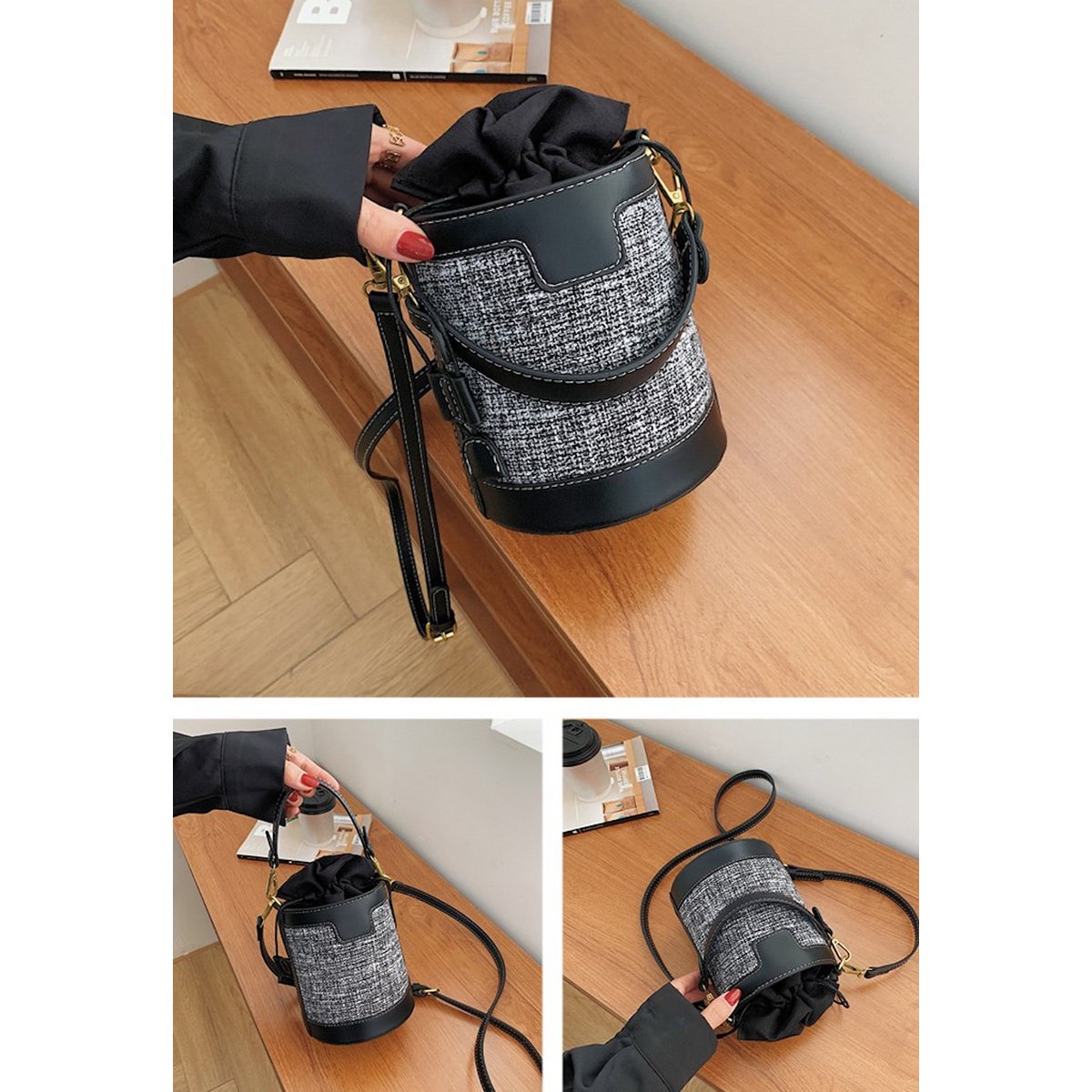 AnBeck Small Bucket Crossbody-håndtaske (2 farvemuligheder)