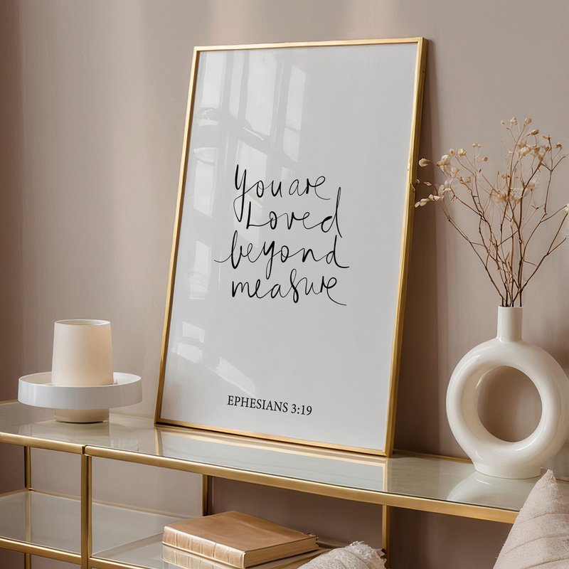 Poster: You are loved beyond measure