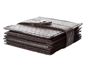Glass coating 6-er set reptile dark brown