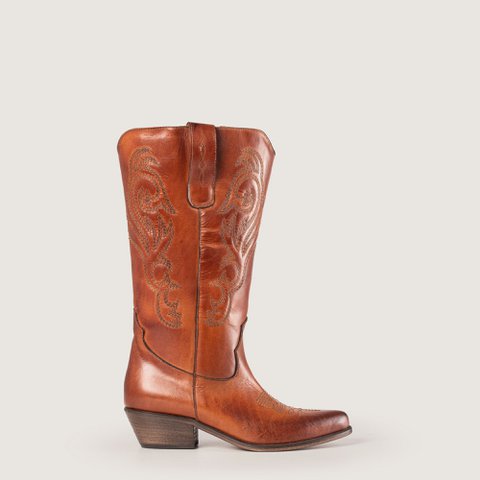 Bryanna Cognac Texan Boots