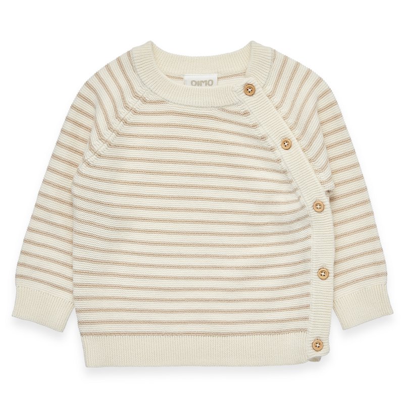 Baby wikkelshirt gebreid