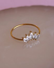 Rosy - Antik diamantklynge ring