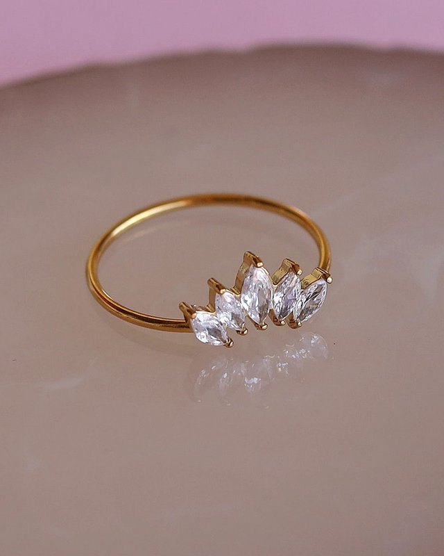 Rosy - Antik diamantklynge ring
