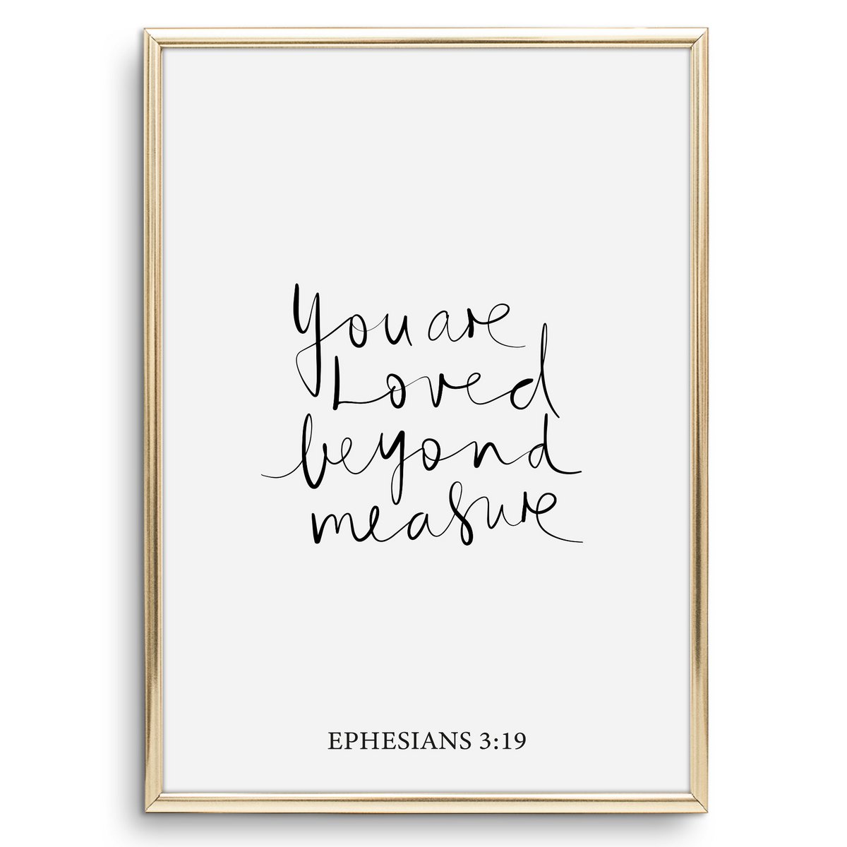 Poster: You are loved beyond measure