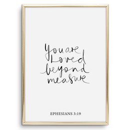 Poster: You are loved beyond measure
