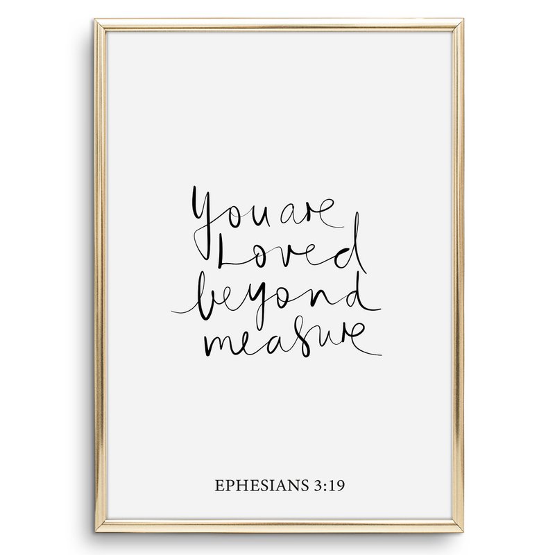 Poster: You are loved beyond measure