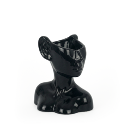 Vase Sort - Keramik vase - Vase Face