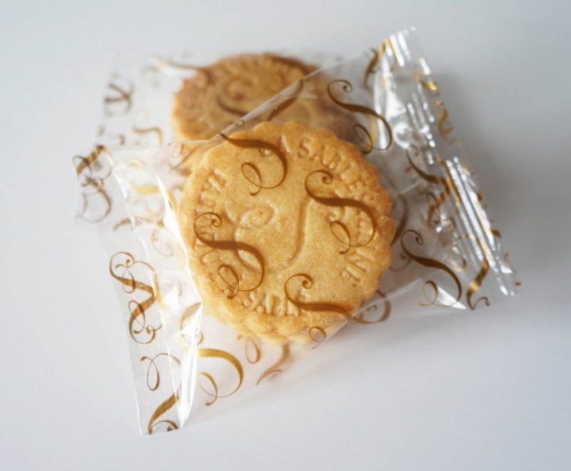 Plain shortbread cookies - 125 g cardboard box