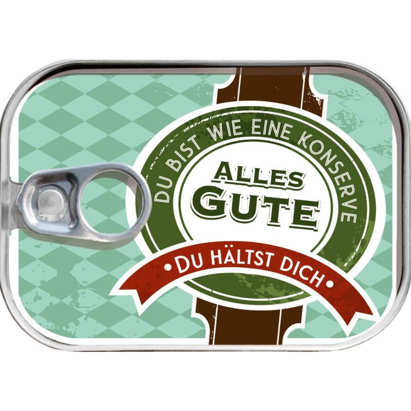 Dosenpost "Du hältst Dich gut..."