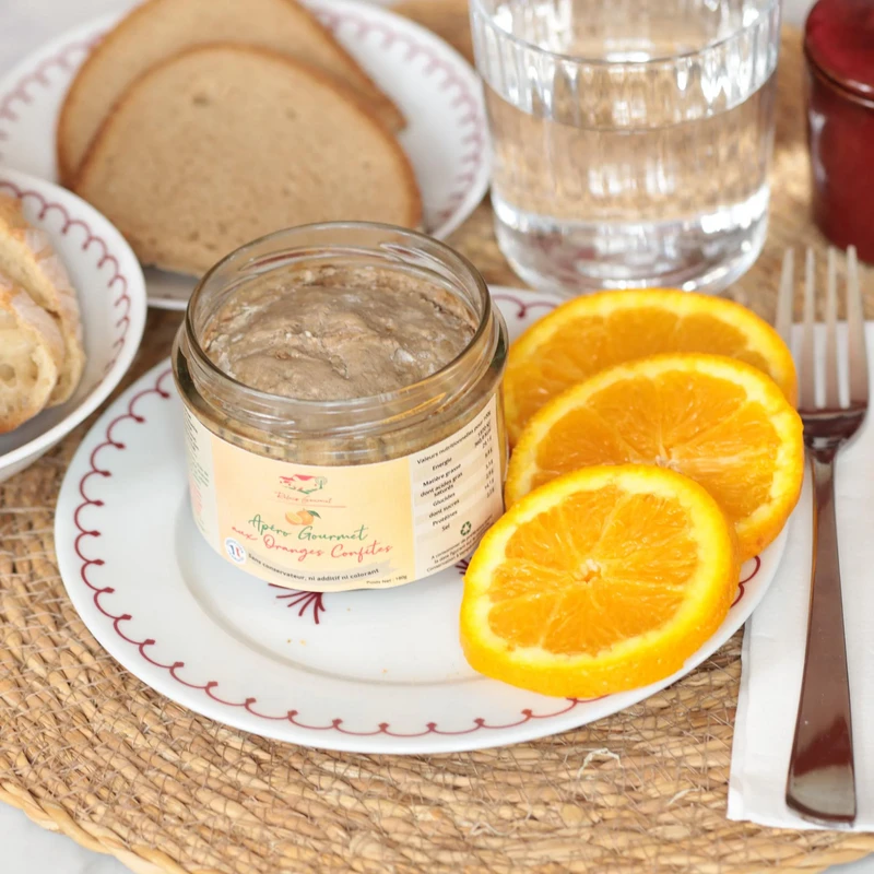 Apéritif Gourmet aux Écorces d'Oranges Confites