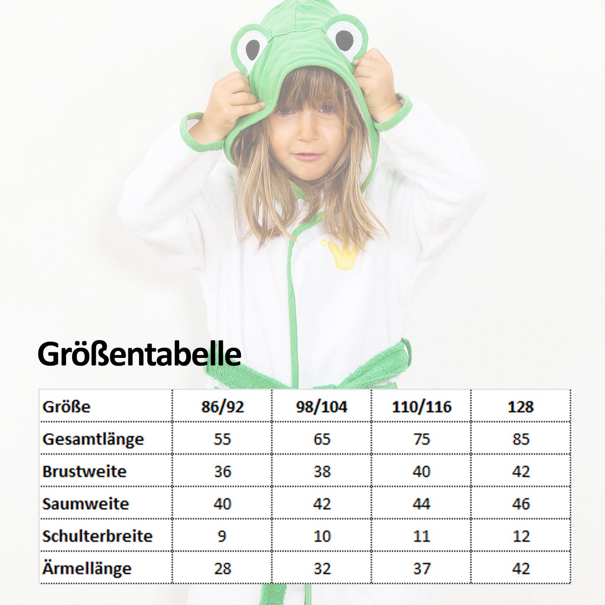 Bademantel Froschkönig