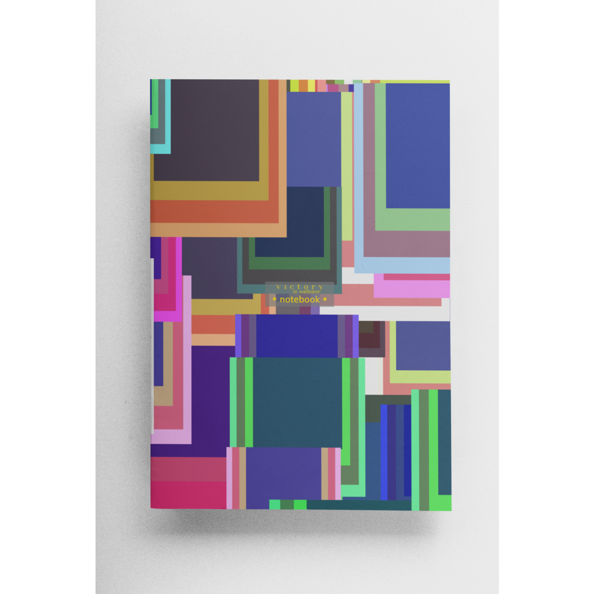 Cuadernos Rise Abstract Pattern para escribir y escribir en diario, juego de papelería colorido con diseños únicos, perfecto para tomar notas y dibujar | de Victory In Wellness