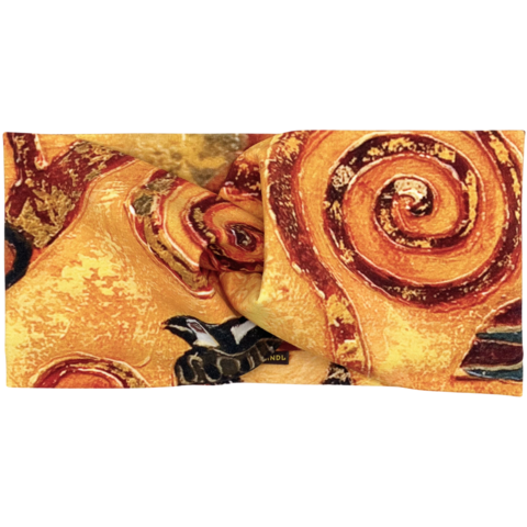 Twist Headband - Klimt, Organic Cotton
