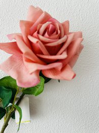 QMF Hand Touch Rose 72cm WIT2PCS