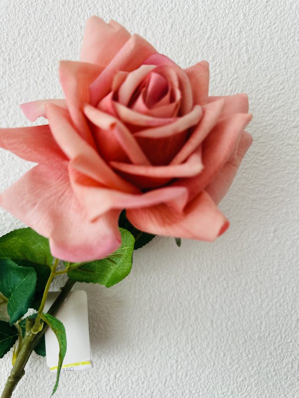 QMF Hand Touch Rose 72cm WIT2PCS