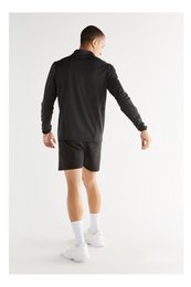 T9010-01 | Unisex troyer met lange mouwen - zwart