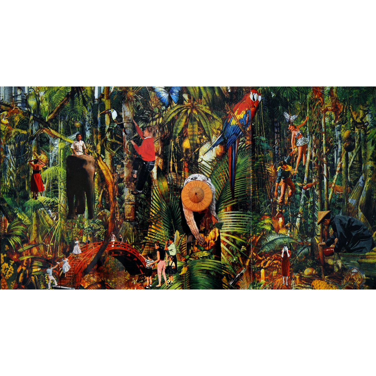 Vintage Surreale Collage – A4 Kunstdruck (Archivsammlung) 10 Stück