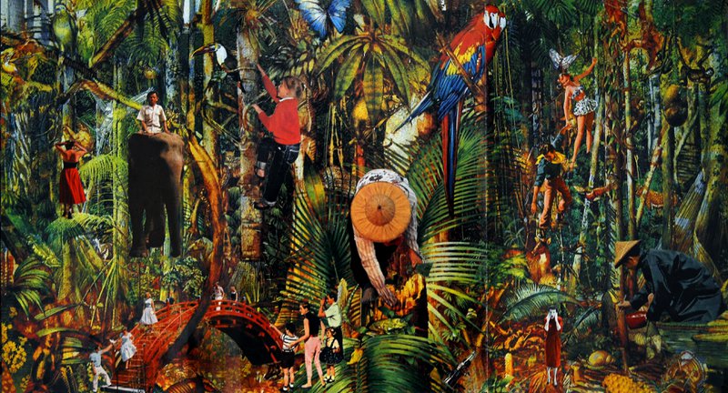Vintage Surreal Collage – A4 kunsttryk (Arkivsamling) 10 stk