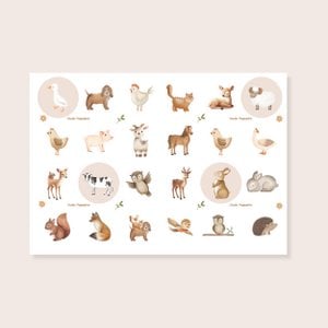Stickervel Boerderijdieren