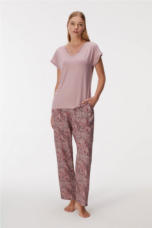 Allium 11344 Frauen-T-Shirt & Hosen-Set