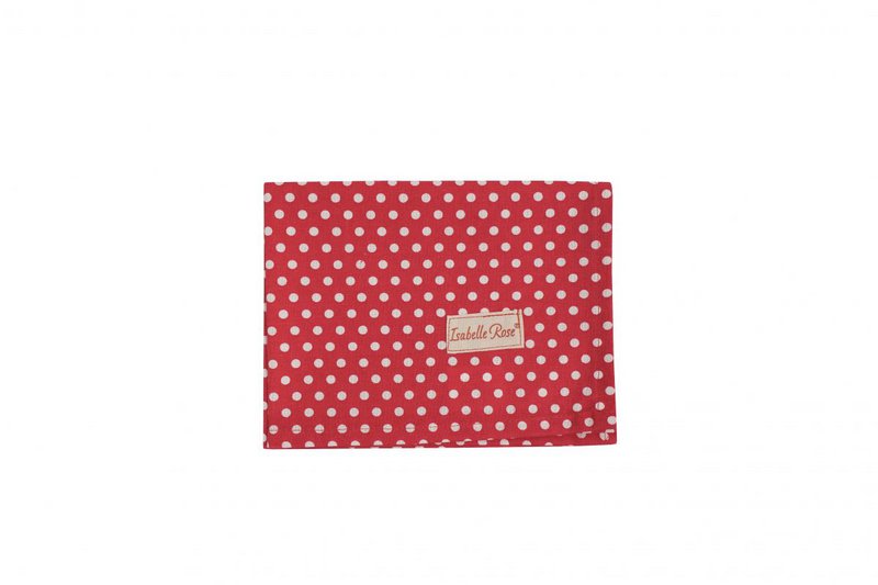 Kitchen towel Polka dot red 50x70 cm Isabelle Rose