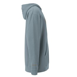 Self Love Unisex pigmentgefärbter Kapuzenpullover mit Altgold-Stickerei | Modischer Kapuzenpullover
