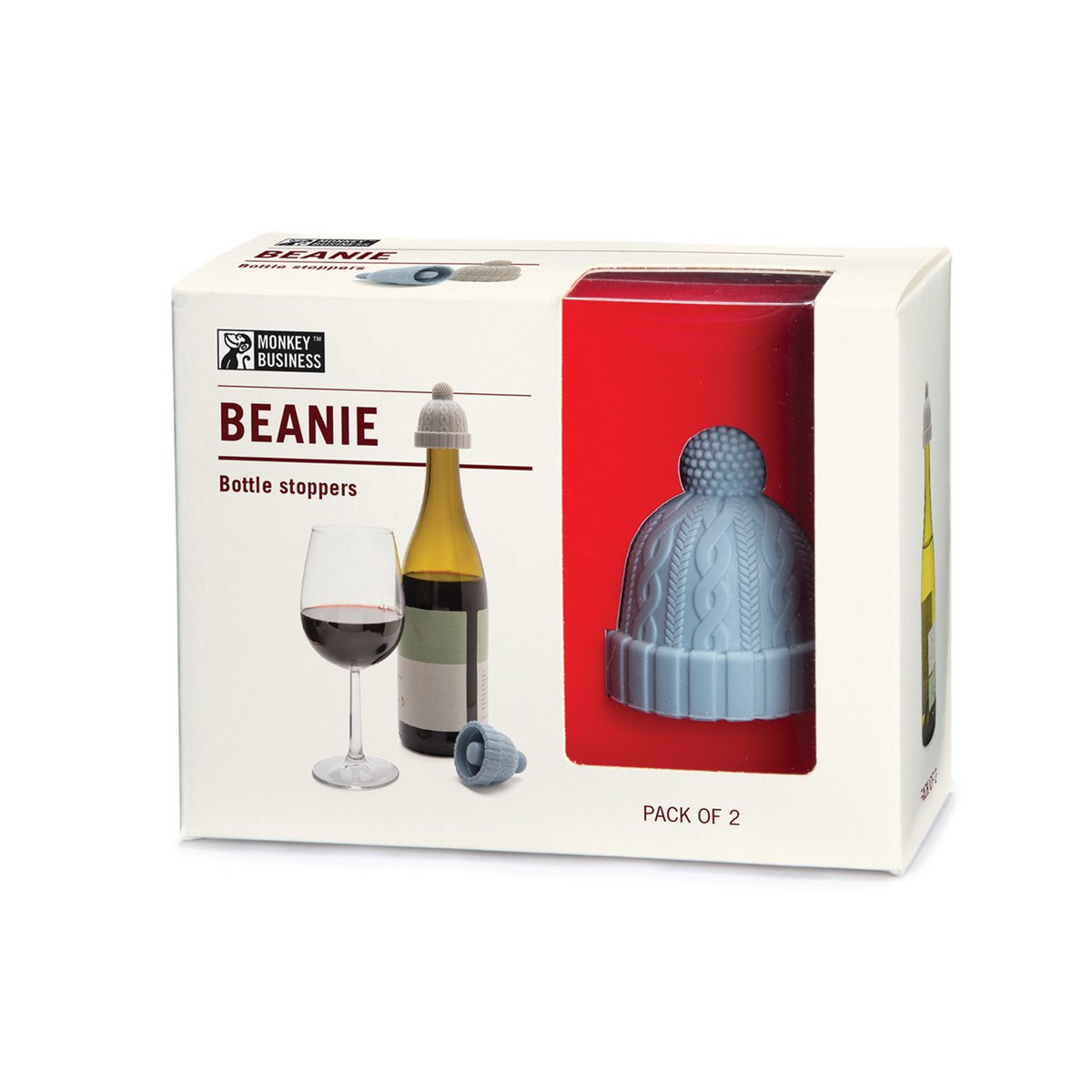 Winter Hat Bottle Stoppers | Beanie Pack Of 2