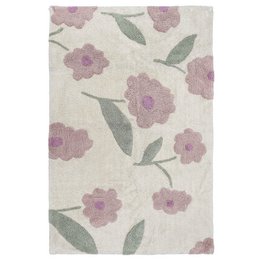 Sunny Flowers Pink designer children's rug
