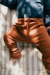 Gala babybukser Mars rød rib