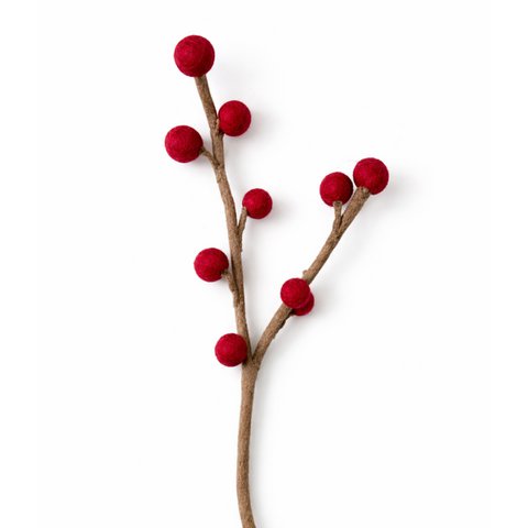 Branch balls aubergine