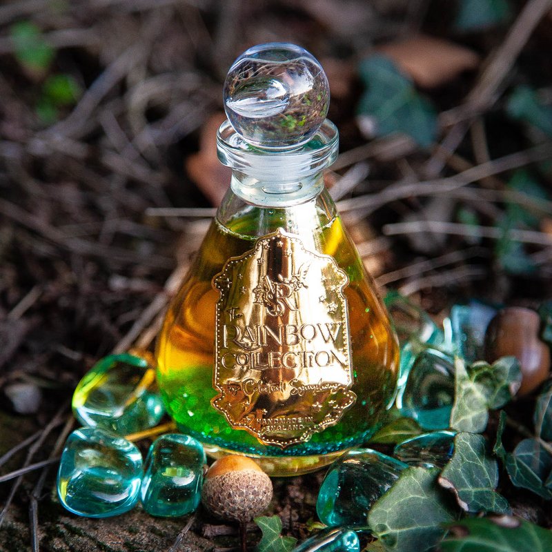 Aceite de baño de chakra espumoso Forest Breath, lavanda de pino de gaulteria