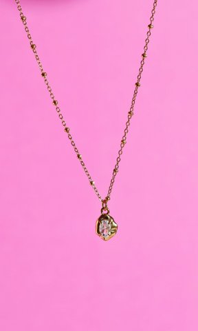 Ede - Minimalist Crystal Beaded Necklace