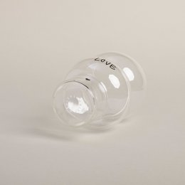 Double Bubble Glas Love (VE = 6 Stk)