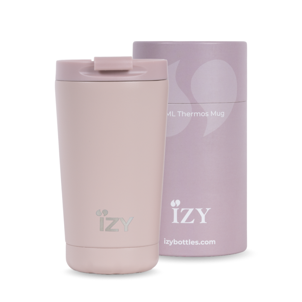 IZY Thermos Mug - Pink - 350ML To-Go Insulated Coffee mug