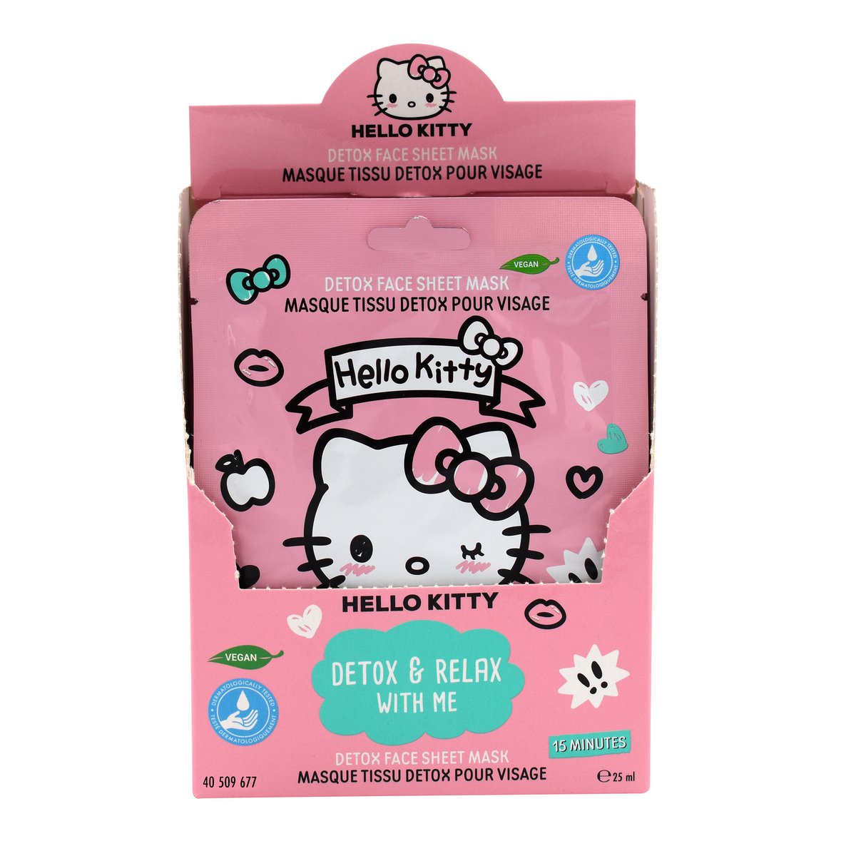 Detox fabric mask - Hello Kitty