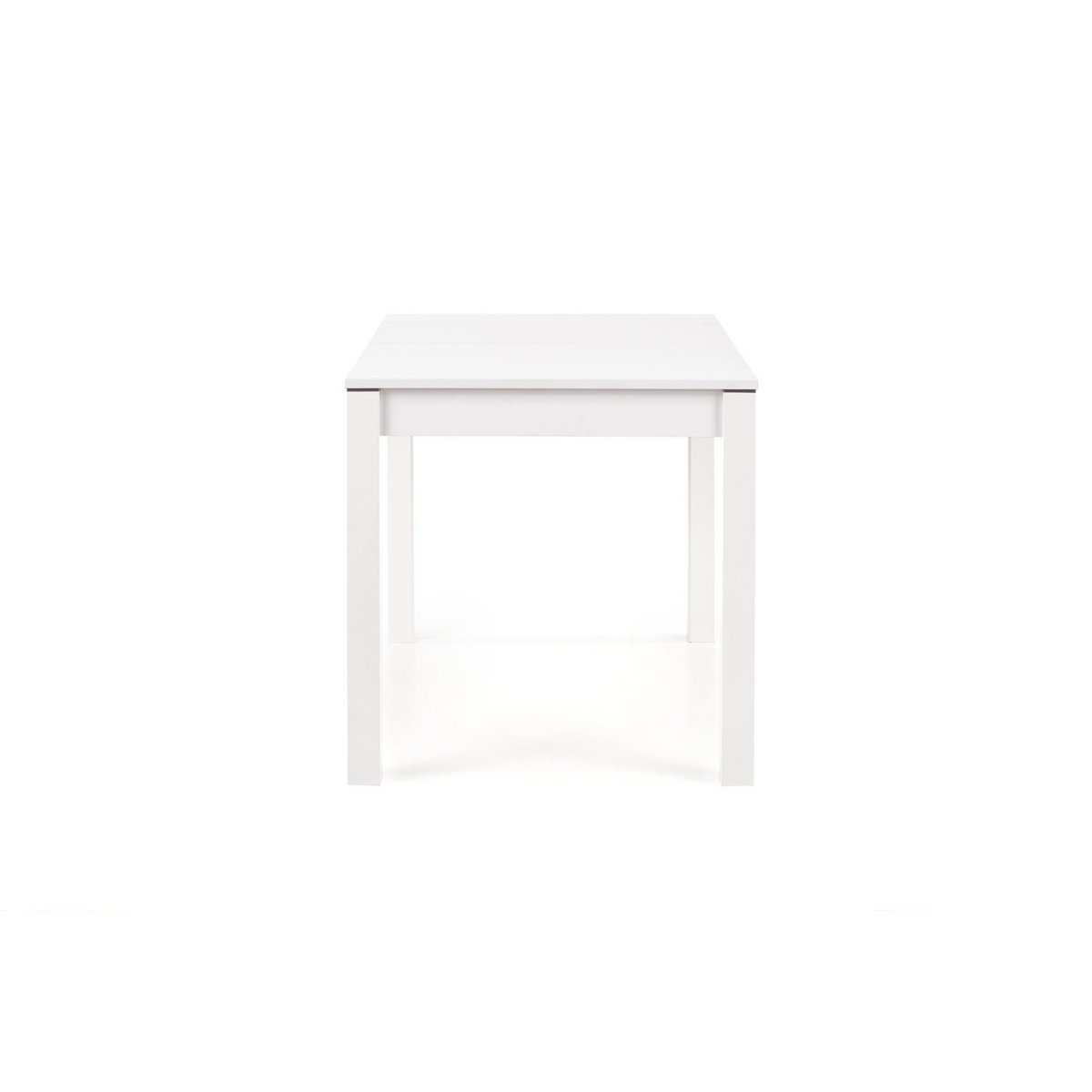 Mesa de comedor extensible de Roche blanco
