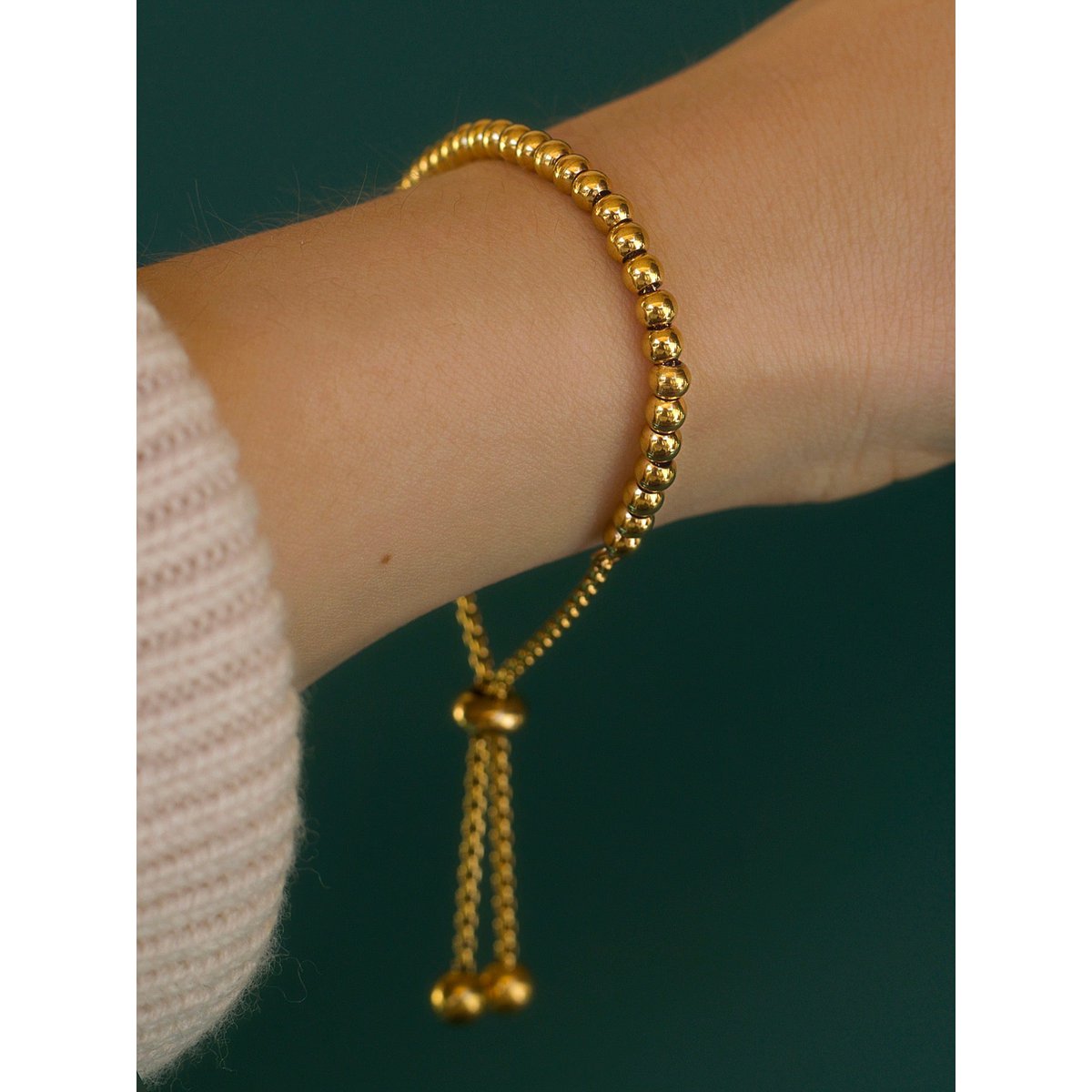 Leonidas - Pulsera de bolas con cuentas