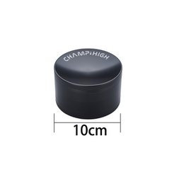 Grinder, Maxi Curved, XXL, 4 Parties, 100mm, Dents Diamants, Bleu Foncé