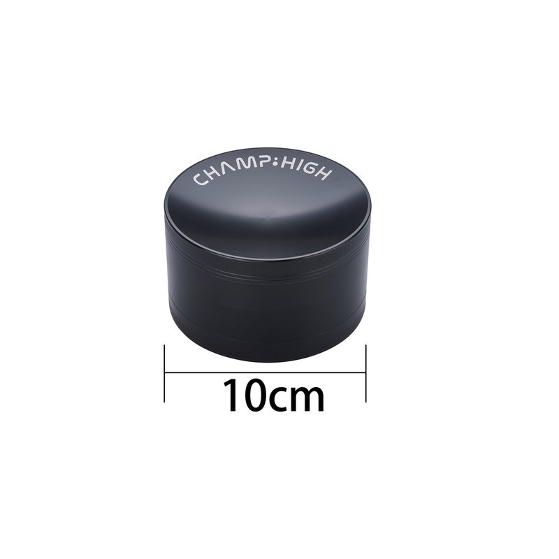 Grinder, Maxi Curved, XXL, 4 Parties, 100mm, Dents Diamants, Bleu Foncé