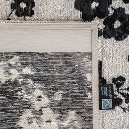 Eco Rug - Night Snow - Tæppe sort