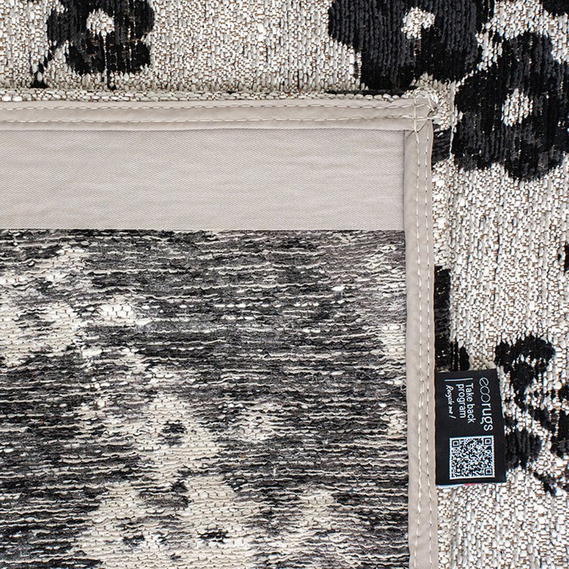 Eco Rug - Night Snow - Tæppe sort